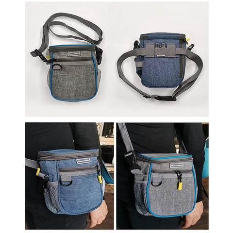 LDLC QS-095 Outdoor Walking Large Capacity Dog Treat Pouch Waterproof Pet Gift Training Waist Bag