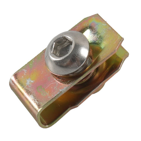 A7573 115PCS M4 M5 M6 M8 Hammer Head Drop U-Nut Clip Assortment Kit with Plastic Box