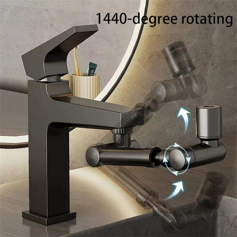 Splashproof Faucet Extender Rotating 5cm Adjustable Kitchen Sink Faucet Tap Aerator, Single Mode