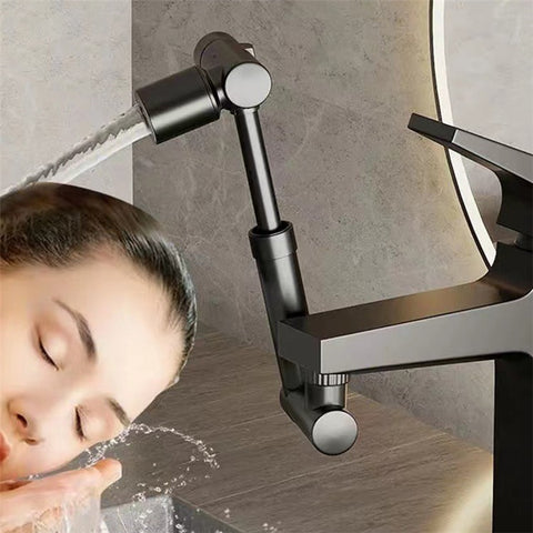 Splashproof Faucet Extender Rotating 5cm Adjustable Kitchen Sink Faucet Tap Aerator, Single Mode