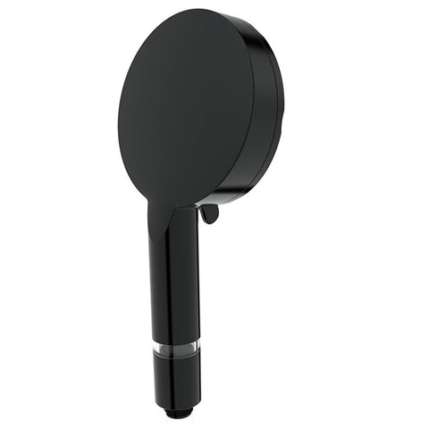 Water Saving 10 Modes Handheld Filter Shower Head with Stainless Steel Hose + Bracket, Matte Black