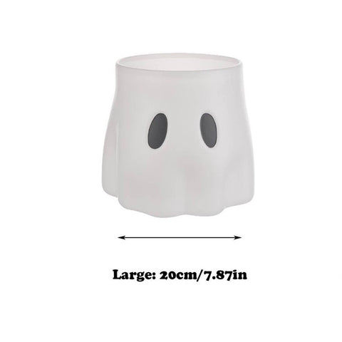 20cm Creative Spooky Halloween Ghost Bucket Decor Vase Planter for Home Office