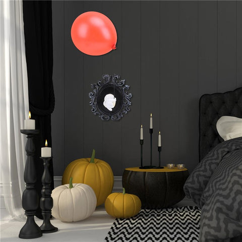 Gothic Resin Wall Art Decoration Ornament 3D Hand Red Ballon Wall Aesthetic Statue