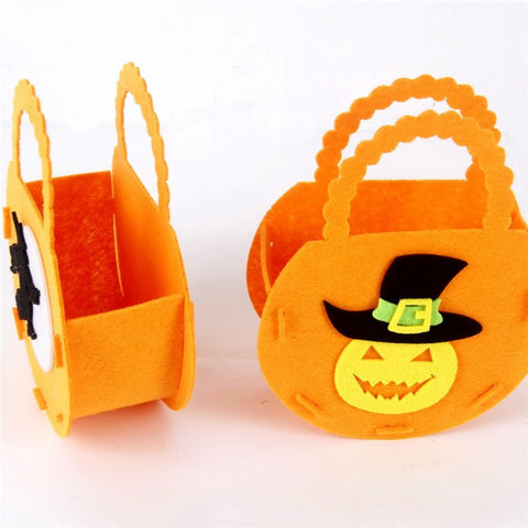 PJ-WSB02 20Pcs Halloween Non-Woven Treat Bags 3D Party Gift Candy Bags Handbag for Kids Tote Bags