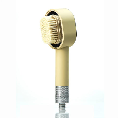 Handheld Shower Head with Massage Scrubber VC Carbon Fiber Filter Plastic Shower Head