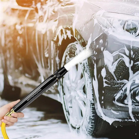 Car Washing Spray Nozzle High Pressure Vehicle Cleaning Watering Flushing Spray Gun with 15m Water Hose