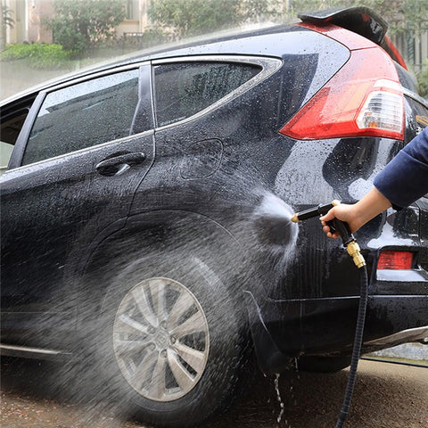 SUITU R-2383 15m Pure-Copper Nozzle + Aluminum Alloy Body High Pressure Water Pipe Sprayer Gun Set for Car Washing/Outdoor/Gardening/Pets Shower