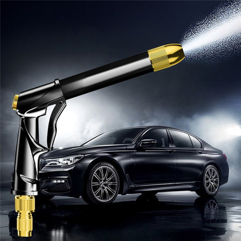 SUITU R-2383 15m Pure-Copper Nozzle + Aluminum Alloy Body High Pressure Water Pipe Sprayer Gun Set for Car Washing/Outdoor/Gardening/Pets Shower
