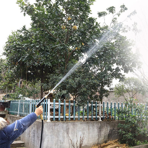 SUITU R-2383 15m Pure-Copper Nozzle + Aluminum Alloy Body High Pressure Water Pipe Sprayer Gun Set for Car Washing/Outdoor/Gardening/Pets Shower