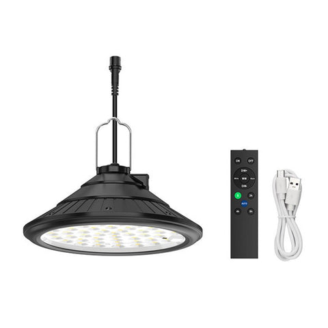 Hanging Solar Light Waterproof Yard Garden Patio Dimmable LED Lamp with Remote Control
