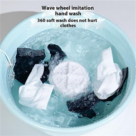 Mini Washing Machine Portable Ultrasonic Washing Machine Turbo Laundry