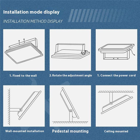 20W High Brightness LED Floodlight for Park Courtyard IP66 Waterproof Flood Lamp