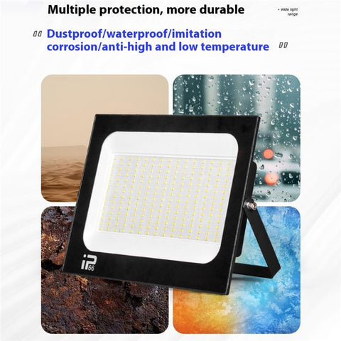 200W High Brightness LED Floodlight for Park Courtyard IP66 Waterproof Flood Lamp