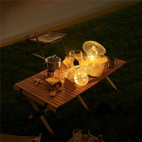 Solar Tent Hanging Lantern String Light Bulb Outdoor Camping Garden Patio Decorative Ambient Light