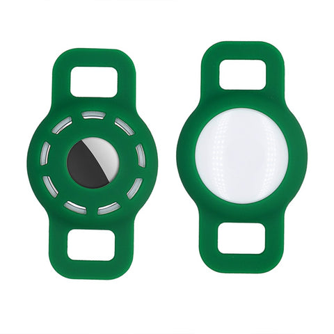 Hollow Out Anti-lost Pet Dog Tracking Locator Silicone Protective Case Cover for Apple AirTag, Size: S