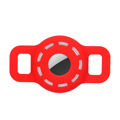 Hollow Out Anti-lost Pet Dog Tracking Locator Silicone Protective Case Cover for Apple AirTag, Size: S