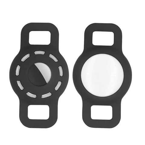 Hollow Out Anti-lost Pet Dog Tracking Locator Silicone Protective Case Cover for Apple AirTag, Size: S