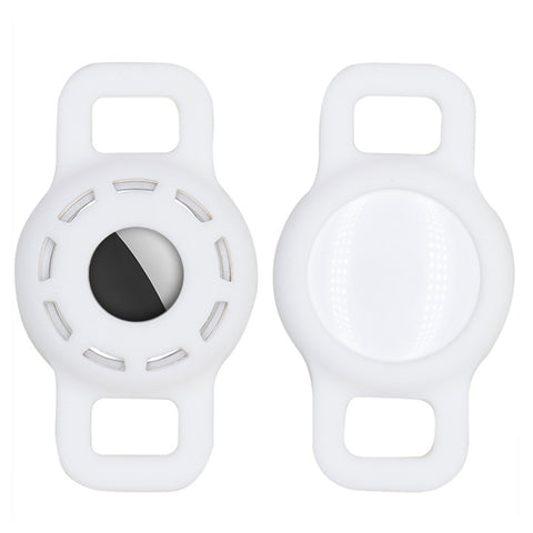 Hollow Out Anti-lost Pet Dog Tracking Locator Silicone Protective Case Cover for Apple AirTag, Size: S