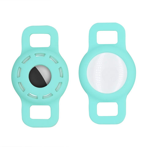 Hollow Out Anti-lost Pet Dog Tracking Locator Silicone Protective Case Cover for Apple AirTag, Size: S