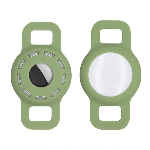 Hollow Out Anti-lost Pet Dog Tracking Locator Silicone Protective Case Cover for Apple AirTag, Size: S