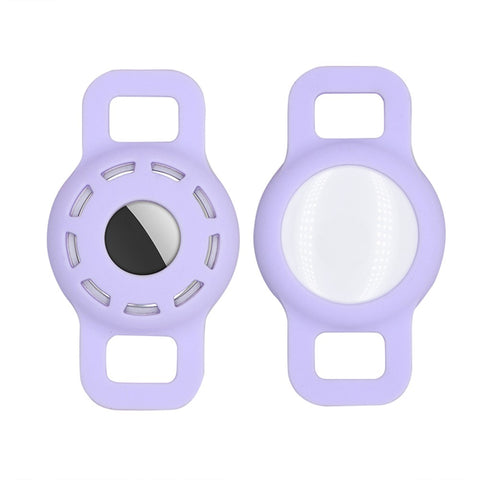 Hollow Out Anti-lost Pet Dog Tracking Locator Silicone Protective Case Cover for Apple AirTag, Size: S
