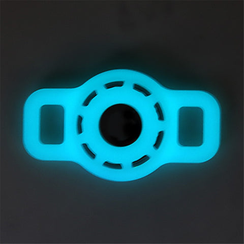Hollow Out Anti-lost Pet Dog Tracking Locator Silicone Protective Case Cover for Apple AirTag, Size: S