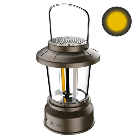 V6 Outdoor Camping Light Bluetooth-compatible Speaker Tent Hanging Light Camping Lantern Lamp