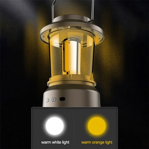 V6 Outdoor Camping Light Bluetooth-compatible Speaker Tent Hanging Light Camping Lantern Lamp