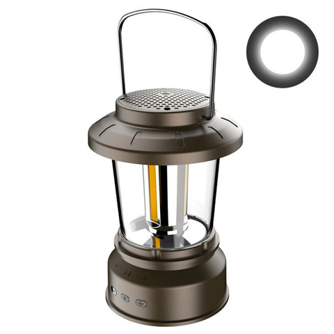 V6 Outdoor Camping Light Bluetooth-compatible Speaker Tent Hanging Light Camping Lantern Lamp
