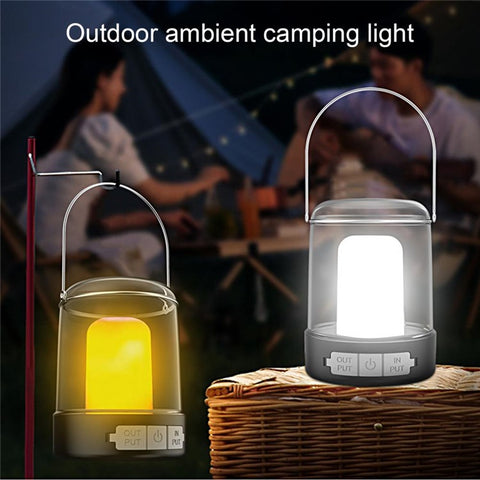 1911 Multifunction Outdoor Lantern LED Table Lamp Waterproof Camping Tent Hanging Light Ambient Night Lamp