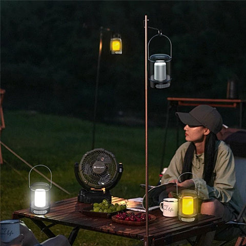 1911 Multifunction Outdoor Lantern LED Table Lamp Waterproof Camping Tent Hanging Light Ambient Night Lamp