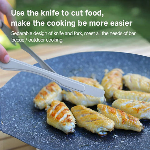 XIAOMIYOUPIN NEXTOOL NE20253 Multifunction BBQ Tong Picnic Barbecue Titanium Food Clamp (No FDA Certified, BPA-Free)