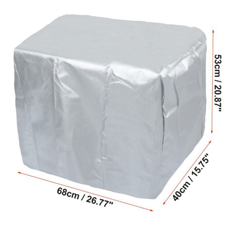 60-100HP 210D Oxford Cloth Yacht Half Outboard Motor Engine Dust Cover Marine Engine Protector, 68x40x53cm