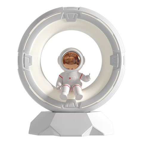 Astronaut Night Light for Kids USB Rechargeable LED Eye-Care Bedside Lamp with 3 Colors