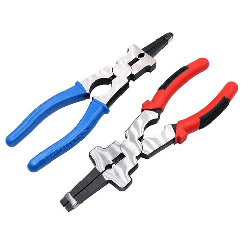 8 Inch Multi-function Welding Tongs High Carbon Steel Welder Gas Welding Protection Long-nosed Clamping Pliers