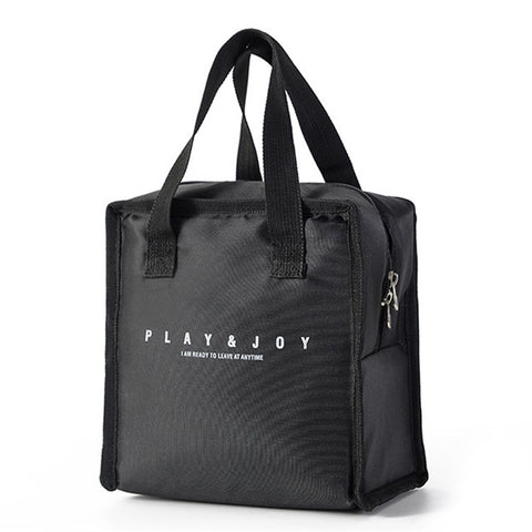 Stylish Insulated Lunch Tote Bag Picnic Office School Bento Zipper Bag