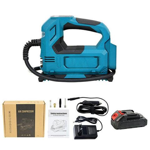 Cordless Tyre Inflator Air Compressor 150 PSI Digital Display Car Cigarette Lighter Pump with 1 Battery