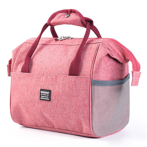 WEEKEIGHT Waterproof Insulated Lunch Bag Picnic Tote Thermal Pouch Drinks Holder Snacks Organizer