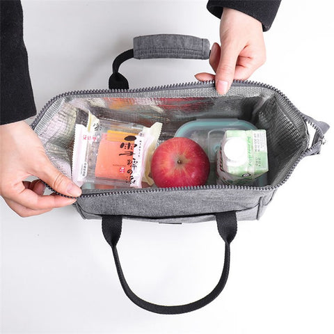 WEEKEIGHT Waterproof Insulated Lunch Bag Picnic Tote Thermal Pouch Drinks Holder Snacks Organizer