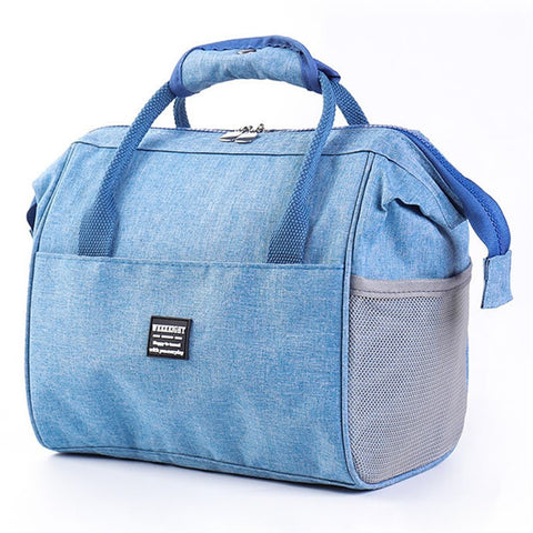 WEEKEIGHT Waterproof Insulated Lunch Bag Picnic Tote Thermal Pouch Drinks Holder Snacks Organizer