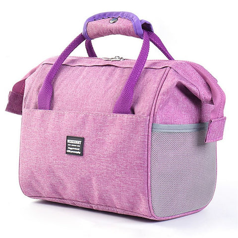 WEEKEIGHT Waterproof Insulated Lunch Bag Picnic Tote Thermal Pouch Drinks Holder Snacks Organizer
