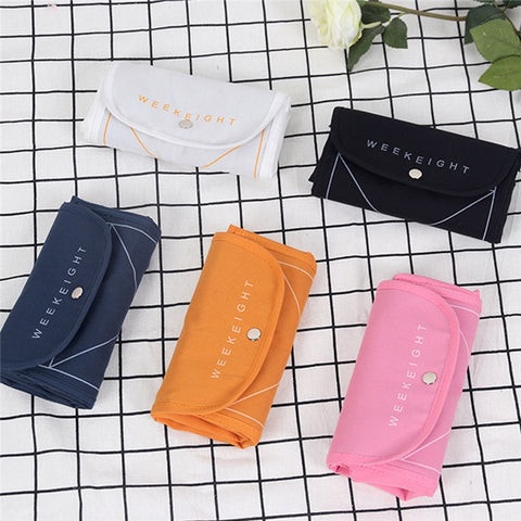 WEEKEIGHT Waterproof Nylon Portable Shopping Bag Folding Reusable Supermarket Sundries Bag