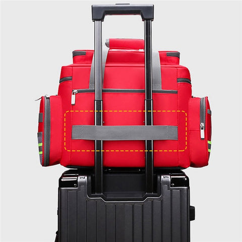 First Aid Bag Large Outdoor Earthquake Rescue Emergency Medical Treatment Equipment Storage Organizer Shoulder Bag Medicine Duffle