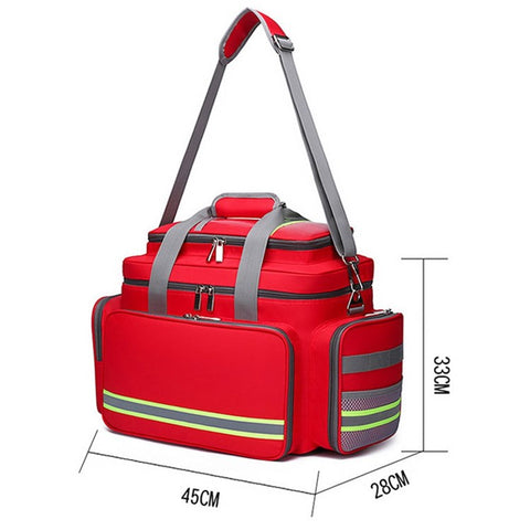 First Aid Bag Large Outdoor Earthquake Rescue Emergency Medical Treatment Equipment Storage Organizer Shoulder Bag Medicine Duffle