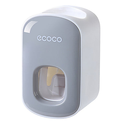 ECOCO Wall Mounted Toothpaste Dispenser for Bathroom Automatic Toothpaste Squeezer for Kids and Adults