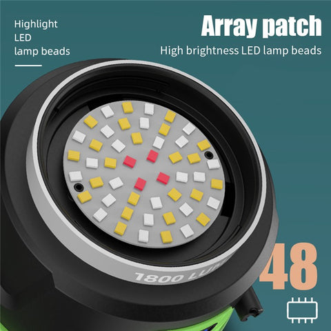 LED Camping Lantern 4400mAh Outdoor Hanging Tent Light Power Bank for Hurricane, Hiking, Home, Emergency