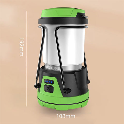 LED Camping Lantern 4400mAh Outdoor Hanging Tent Light Power Bank for Hurricane, Hiking, Home, Emergency