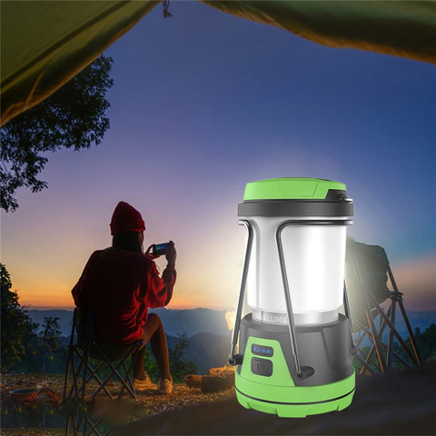 LED Camping Lantern 4400mAh Outdoor Hanging Tent Light Power Bank for Hurricane, Hiking, Home, Emergency