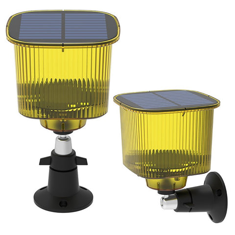 N911R Solar Power Bird Repeller Recordable Beast Repellent Device Warning Light