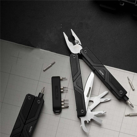 XIAOMIYOUPIN NEXTOOL Multitool Aluminum Alloy Multifunction Folding Plier Camping Survival Tools Travel Kits